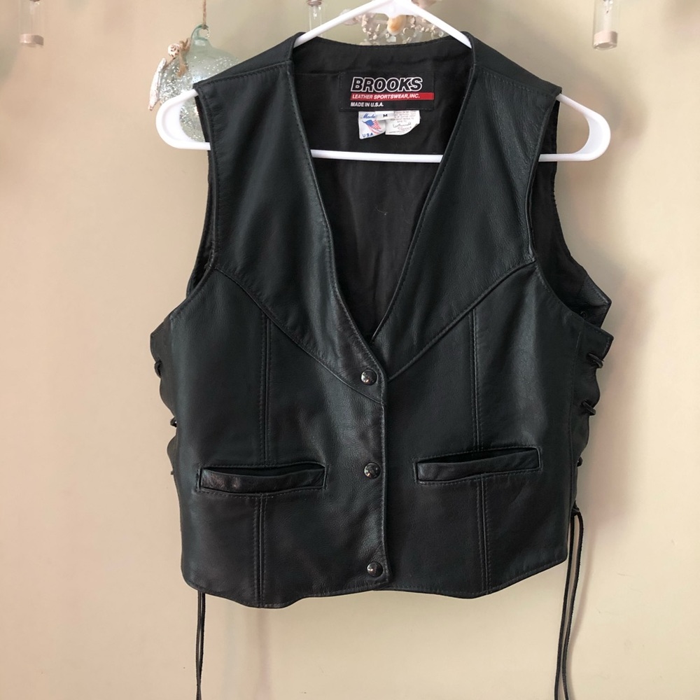 Brooks Women's Motorcycle Vest. LIKE NEW SZ. M